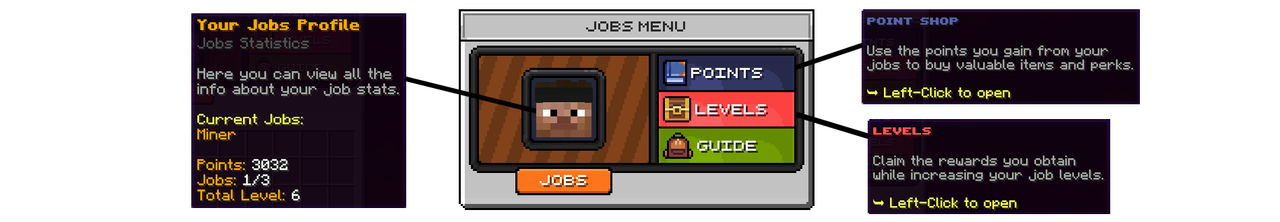 Jobs Menu